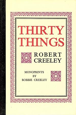 Image du vendeur pour Thirty Things mis en vente par Bagatelle Books