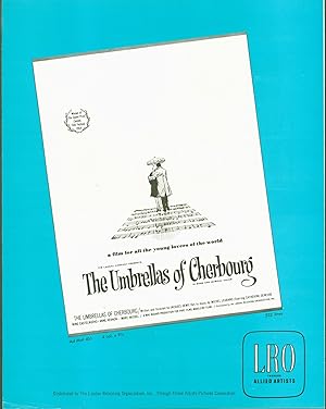 Image du vendeur pour The Umbrellas of Cherbourg (pressbook) mis en vente par Eureka Books