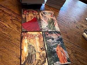 Seller image for The Dungeon Series: 4 Volumes: #1 The Black Tower; # 2: The Dark Abyss; # 3: The Valley of Thunder; # 4: The Lake of Fire for sale by Heroes Bookshop