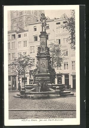 Ansichtskarte Köln / Rhein, Jan von Werth-Brunnen