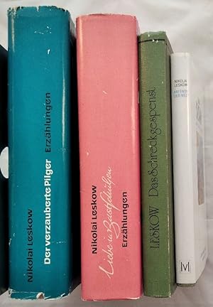Konvolut von 4 Bänden [4 Bücher] Erzählungen von Nikolai Leskow.