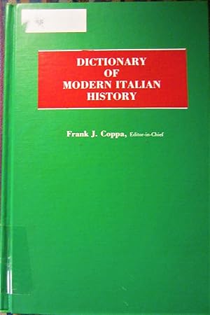 Immagine del venditore per Dictionary of Modern Italian History venduto da My November Guest Books
