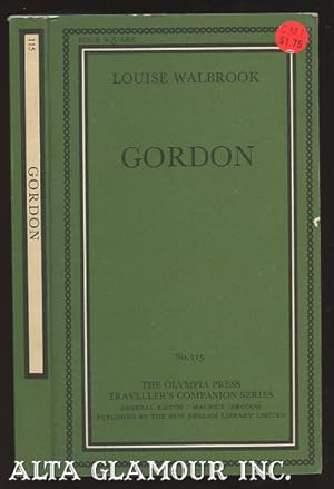 Immagine del venditore per GORDON The Traveller's Companion Series venduto da Alta-Glamour Inc.