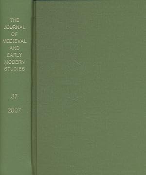 Image du vendeur pour The Journal of Medieval and Early Modern Studies. Vol. 37 2007 [3 Bd.e]. mis en vente par Fundus-Online GbR Borkert Schwarz Zerfa
