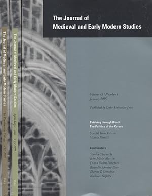 Image du vendeur pour The Journal of Medieval and Early Modern Studies. Vol. 45 [3 Bd.e]. mis en vente par Fundus-Online GbR Borkert Schwarz Zerfa