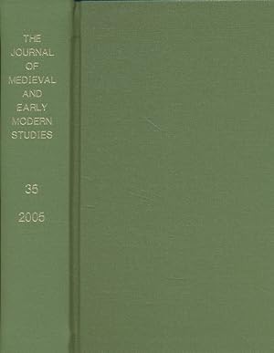 Seller image for The Journal of Medieval and Early Modern Studies. Vol. 35 2005 [3 Bd.e]. for sale by Fundus-Online GbR Borkert Schwarz Zerfa