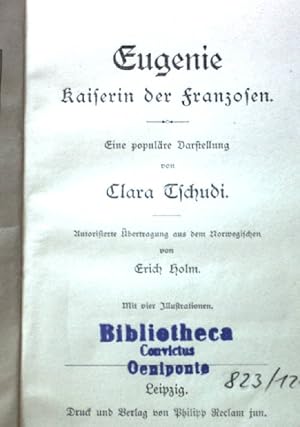 Image du vendeur pour Eugenie Kaiserin der Franzosen; mis en vente par books4less (Versandantiquariat Petra Gros GmbH & Co. KG)