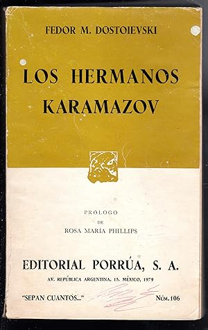 Imagen del vendedor de Los Hermanos Karamazov By Dostoievski a la venta por The Sun Also Rises