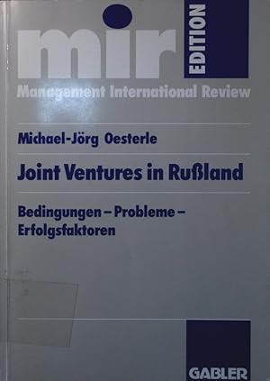 Seller image for Joint-Ventures in Ruland. Bedingungen - Probleme - Erfolgsfaktoren. for sale by Antiquariat Bookfarm