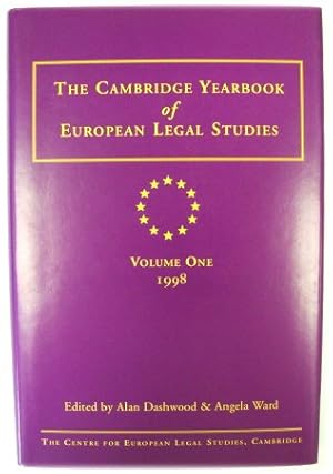 Image du vendeur pour The Cambridge Yearbook of European Legal Studies: Volume One, 1998 mis en vente par PsychoBabel & Skoob Books