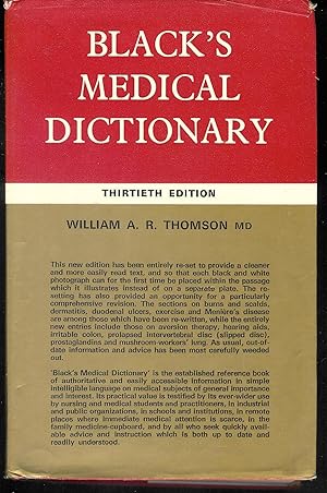Imagen del vendedor de Black\'s Medical Dictionary a la venta por MULTI BOOK