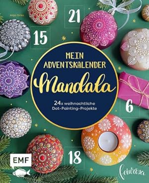 Bild des Verkufers fr Mein Adventskalender-Buch: Mandala : 24 mal weihnachtliche Dot-Painting-Projekte - Mit perforierten Seiten zum Auftrennen zum Verkauf von Smartbuy
