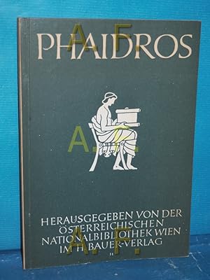 Seller image for Phaidros : Zeitschr. fr die Freunde des Buches und der schnen Knste, Folge 3 for sale by Antiquarische Fundgrube e.U.