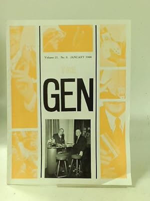 Seller image for The Gen: Volume 21 . No. 9 . January 1966 for sale by World of Rare Books