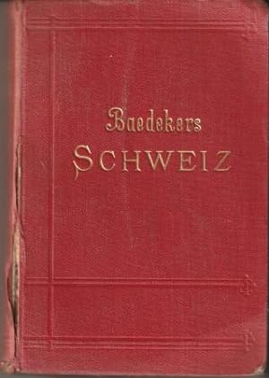 Seller image for Die Schweiz nebst den angrenzenden Teilen von Oberitalien, Savoyen und Tirol. Handbuch fr Reisende. for sale by Versandantiquariat Dr. Uwe Hanisch