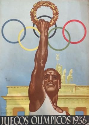 (Olympiade 1936) Juegos Olímpicos 1936. Órgano oficial de Los XI. Juegos Olimpicos de Berlin 1936...