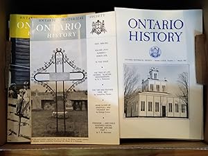 Ontario History: The Quarterly Journal of the Ontario Historical Society (Vol LIV to Vol LXXIX)