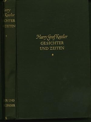 Seller image for Gesichter und Zeiten. Erinnerungen. Erster Band Vlker und Vaterlnder. [Nicht mehr erschienen]. for sale by Stader Kunst-Buch-Kabinett ILAB