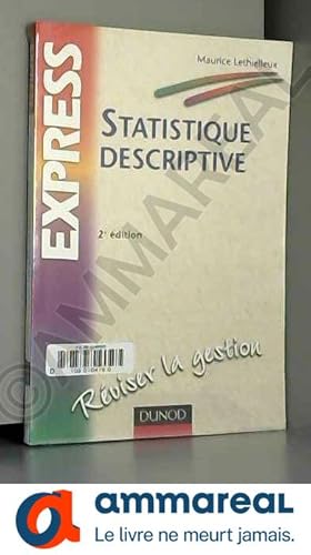 Image du vendeur pour Statistique descriptive - 2me dition mis en vente par Ammareal