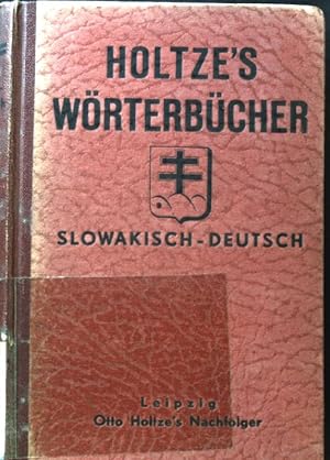 Seller image for Slowakisch-Deutsch; Holtze's Wrterbcher; 1. Teil; for sale by books4less (Versandantiquariat Petra Gros GmbH & Co. KG)
