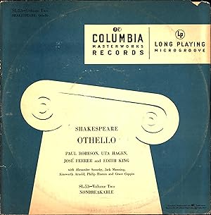 Seller image for Shakespeare Othello / Volume Two (VINYL 'ORIGINAL CAST' THEATRICAL LP, EARLY HEAVY BLUE PAPER SLEEVE) for sale by Cat's Curiosities