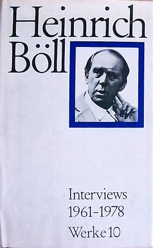 Bild des Verkäufers für Interviews, 1961 - 1978 zum Verkauf von Berliner Büchertisch eG