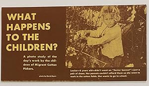 What happens to the children? A photo study of the day's work by the children of migrant cotton p...