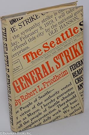 Imagen del vendedor de The Seattle General Strike a la venta por Bolerium Books Inc.