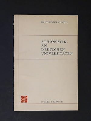 Bild des Verkufers fr thiopistik an deutschen Universitten. zum Verkauf von Wissenschaftliches Antiquariat Zorn