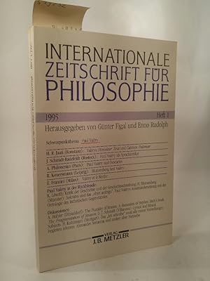 Bild des Verkufers fr Internationale Zeitschrift fr Philosophie 1995 Heft 1 1995 Heft 1 zum Verkauf von ANTIQUARIAT Franke BRUDDENBOOKS