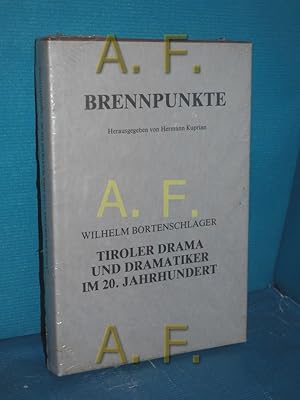 Immagine del venditore per Tiroler Drama und Dramatiker im 20. Jahrhundert (Brennpunkte 17) venduto da Antiquarische Fundgrube e.U.