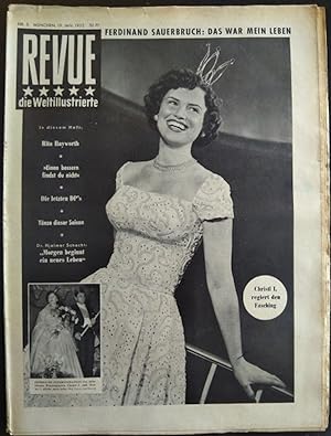 Zeitschrift REVUE, die Weltillustrierte, Nr. 3, 19. Januar 1952