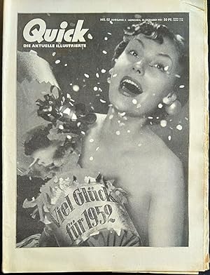 Zeitschrift QUICK, 30. Dezember 1951 (4. Jahrgang, Nr.52)