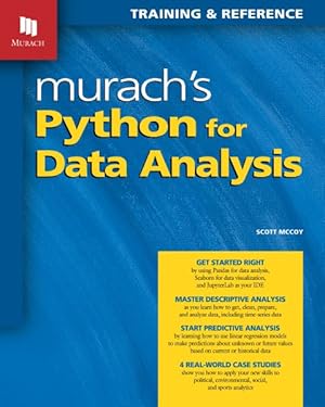 Seller image for Murach's Python for Data Analysis for sale by GreatBookPricesUK