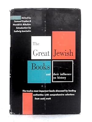 Bild des Verkufers fr The Great Jewish Books and Their Influence on History zum Verkauf von World of Rare Books
