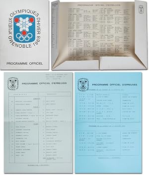 Xes Jeux Olympiques d Hiver Grenoble 1968. Programme Officiel. 15.2.+ 16.2.1968.