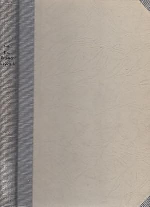 Bild des Verkufers fr Das Register Gregors 1 : Beitrge z. Kenntnis d. ppstl. Kanzlei- u. Registerwesens bis auf Gregor VII. / Von Wilhelm M. Peitz; Stimmen der Zeit : Ergnzungs-Hefte ; Reihe 2, H. 2 zum Verkauf von Licus Media