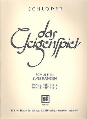 Image du vendeur pour Das Geigenspiel. Bd.1/3 : Schule mis en vente par AHA-BUCH GmbH