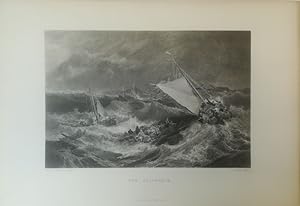 The Shipwreck. Stahlstich von W. Miller nach J. W. M. Turner aus: Monkhouse, William Cosmo: The T...