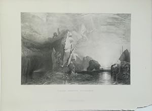 Ulysses deriding Polyphemus. Stahlstich von E. Goodall nach J. W. M. Turner aus: Monkhouse, Willi...