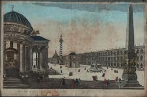 Rome in it's Original Splendor. Rome dan sa Splendeur Ancienne.Original 18th Century vue optique.