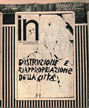 Imagen del vendedor de In. Argomenti e immagini di design (n.7) Settembre-ottobre 1972 a la venta por Di Mano in Mano Soc. Coop