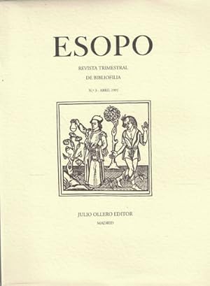 Seller image for Esopo. Revista trimestral de Bibliofilia N 3 Abril 1991 for sale by Librera Cajn Desastre