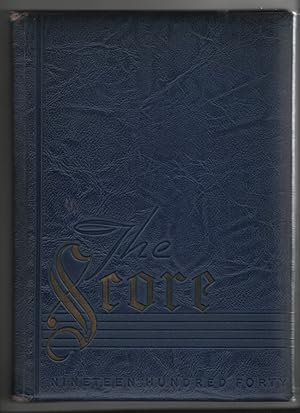 The Score 1940 The Eastman School of Music Yearbook