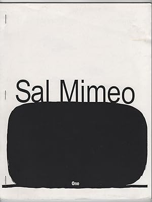 Seller image for Sal Mimeo 1 (Number One, Winter 2000) for sale by Philip Smith, Bookseller