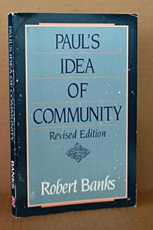 Seller image for Paul's Idea of Community: The Early House Churches in Their Cultural Setting for sale by Beaver Bridge Books