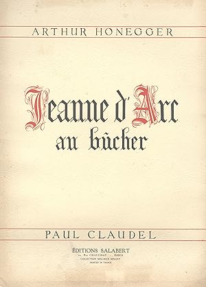 JEANNE AU BUCHER. [LARGE FULL SCORE.]