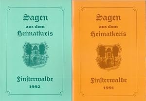 Sagen aus dem Heimatkreis Finsterwalde. Zwei Teile. 20 und 24 ausgewählte Sagen ( 1. und 2. Sonde...