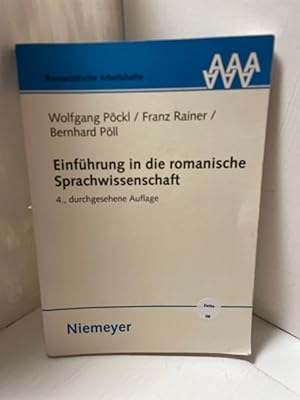 Image du vendeur pour Einfhrung in die romanische Sprachwissenschaft (Romanistische Arbeitshefte, 33) mis en vente par Antiquariat Jochen Mohr -Books and Mohr-