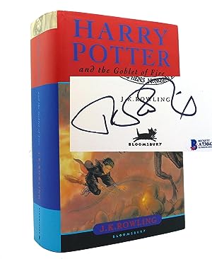 HARRY POTTER AND THE GOBLET OF FIRE Signed 1st UK